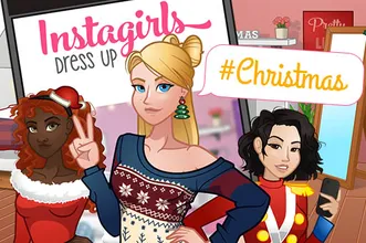 image bg Instagirls Christmas Dress Up