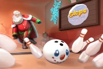 Slope Snowball – Free Jumping Game Online at Freezenova-games.com