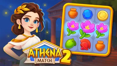 Athena Match 2 Game Thumbnail Athena Match 2 – Free Match-3 Game Online at Freezenova-games.com