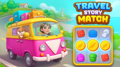 Travel Story Match Game Thumbnail Travel Story Match – Free Connect Game Online at Freezenova-games.com