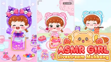 ASMR Girl: Livestream Mukbang – Free Food Game Online at Freezenova-games.com