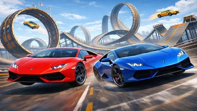 Cool SuperCars Stunts PvP – Free Stunts Game Online at Freezenova-games.com