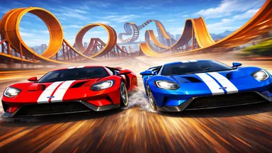 Two Stunt Supercars – Free Driving Game Online at Freezenova-games.com